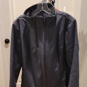 Women's Larry Levine Sport softshell jacket Large L gray
